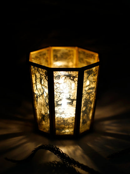 Hexa Linaurea Tealight Candle holder Antique - Small