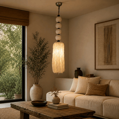 Jute Pendant Light