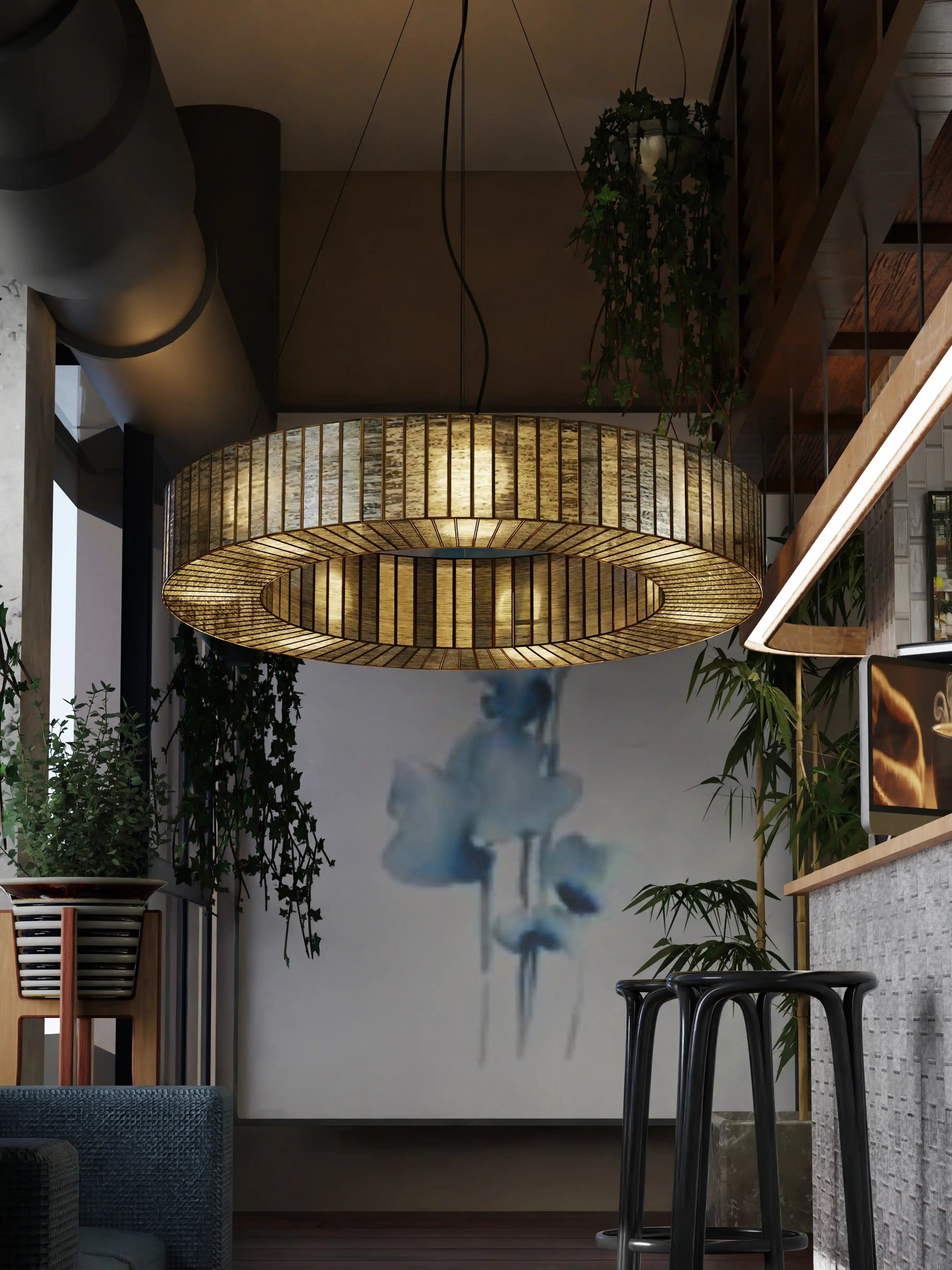 Linaurea Ring Chandelier Antique - ILLUMEA - ILLUMEALightingSmall