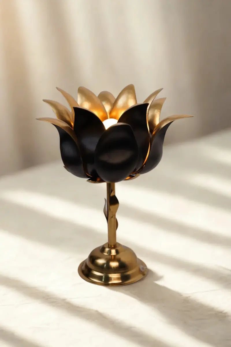 Designer Lotus Bloom Table Lamp