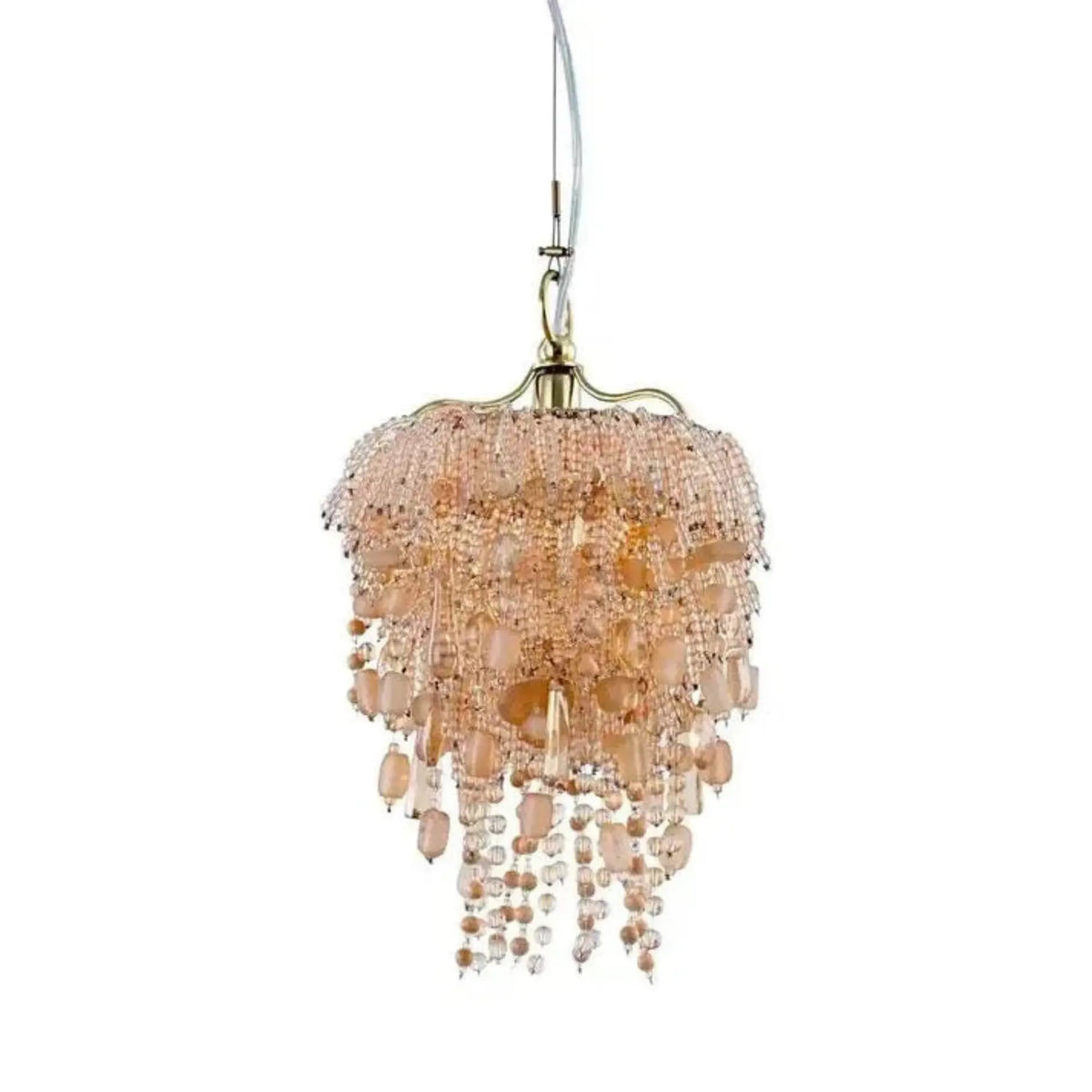 Nora Amber Mini Chandelier - ILLUMEA