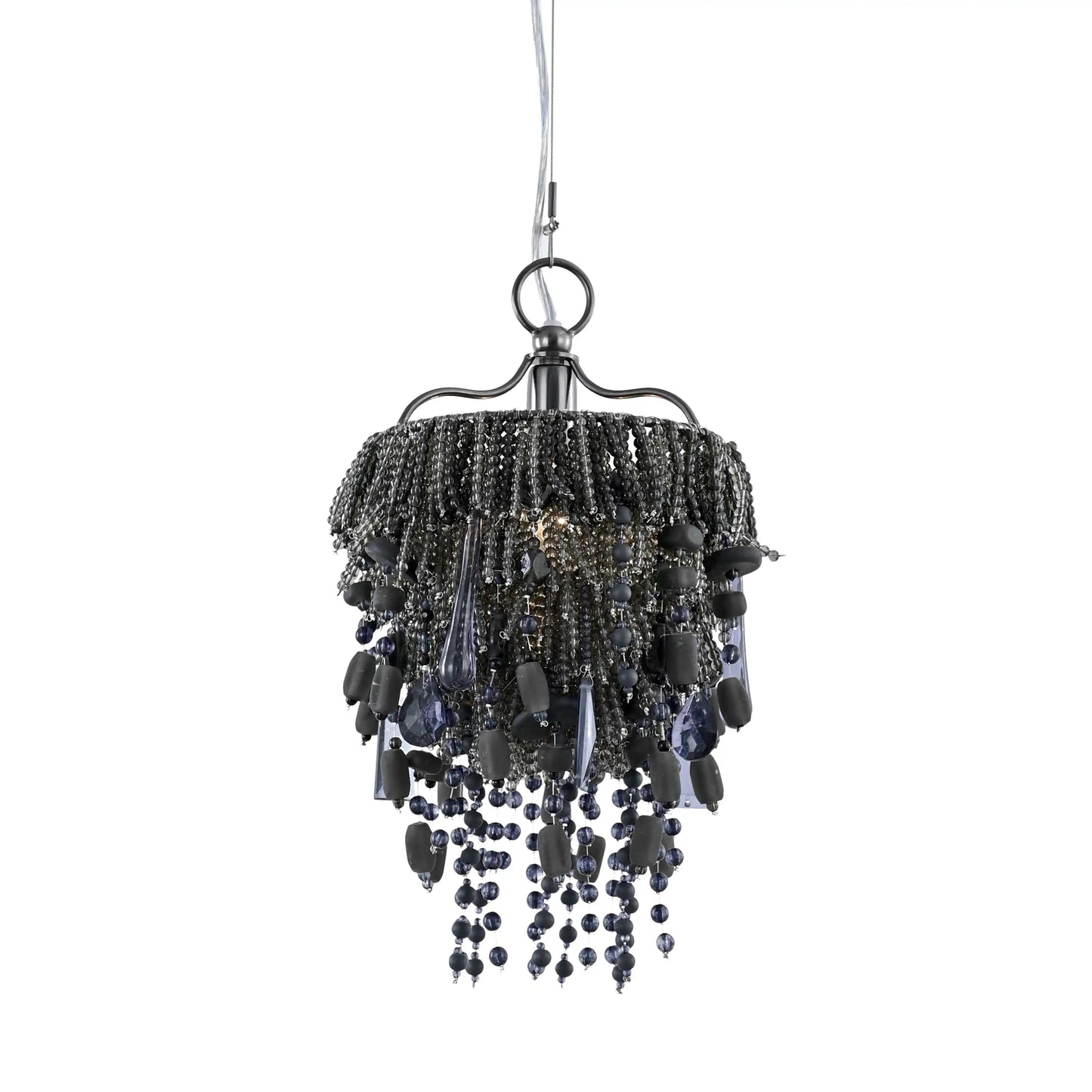Nora Smoke Grey Mini Chandelier