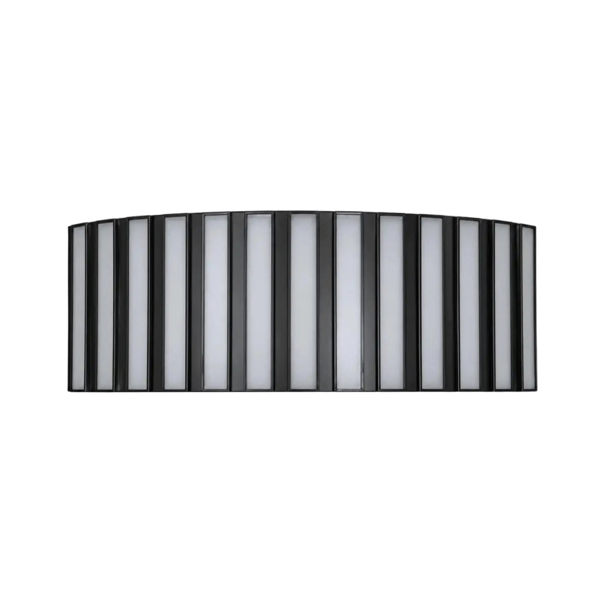 Elegant Glass and Iron Strips Wall Lamp by ILLUMEA, perfect for luxury interiors and sophisticated lighting design