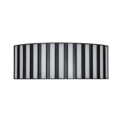 Elegant Glass and Iron Strips Wall Lamp by ILLUMEA, perfect for luxury interiors and sophisticated lighting design