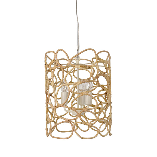 Rattan Shade Pendant Light