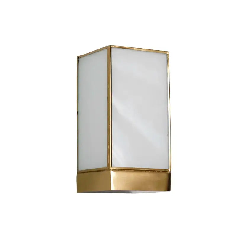  rectangular glass wall lamp