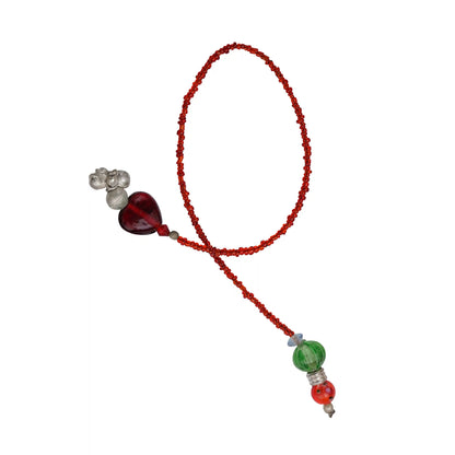 Red Glass Beads Handmade Bookmark - ILLUMEABookmark