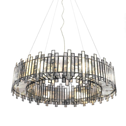 Staggered Ring Chandelier Antique - ILLUMEA - ILLUMEALightingMedium