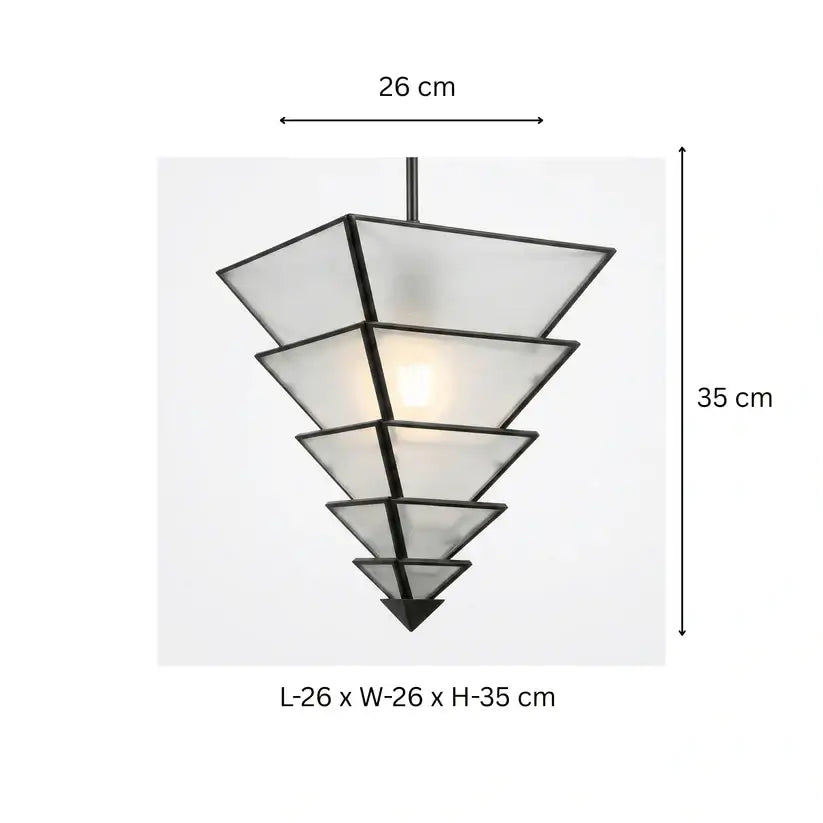 taper-glass-pendant-light-with-brass-plated-iron