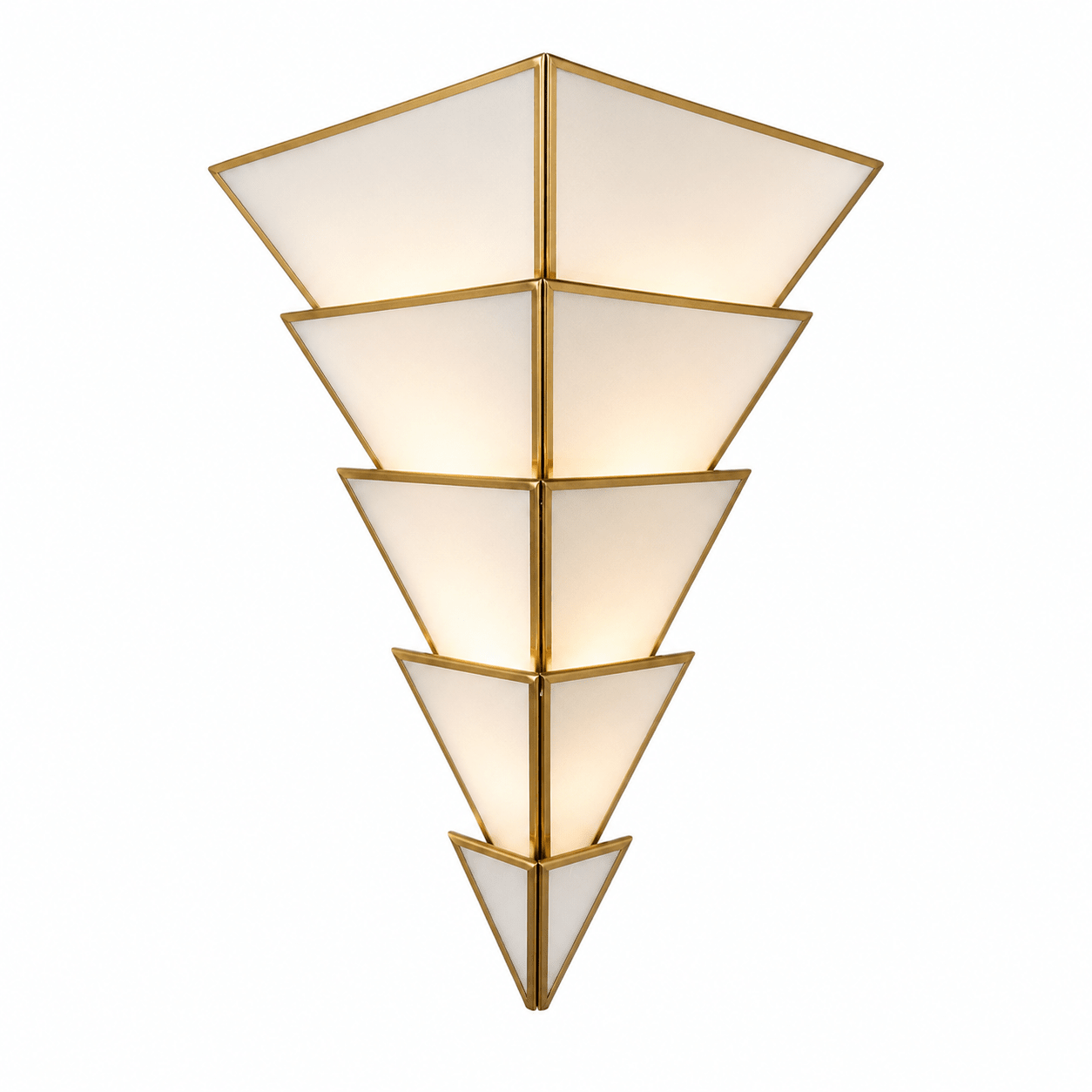 Tapered Glass Wall Lamp