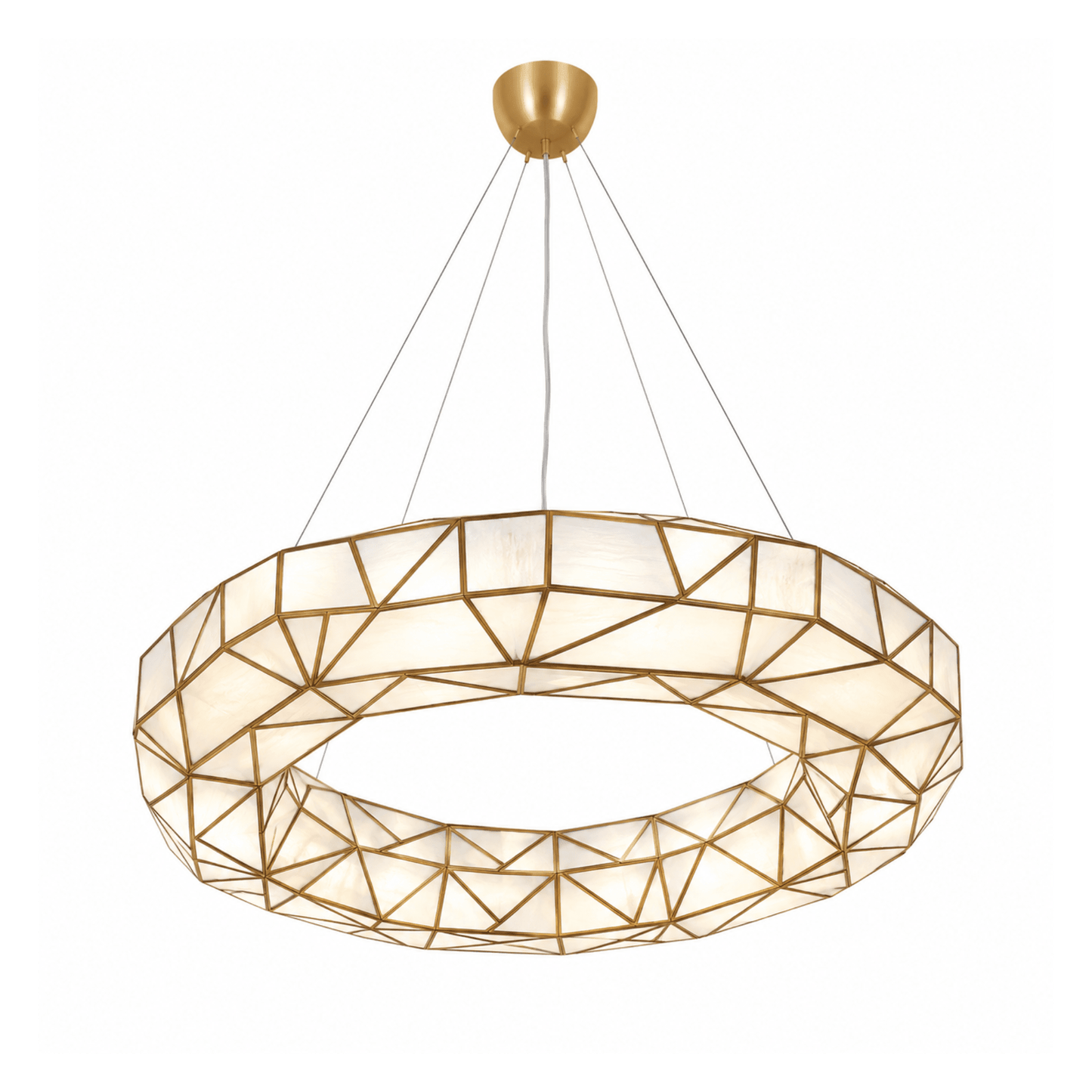 Triangle Glass Chandelier