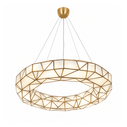 Triangle Glass Chandelier