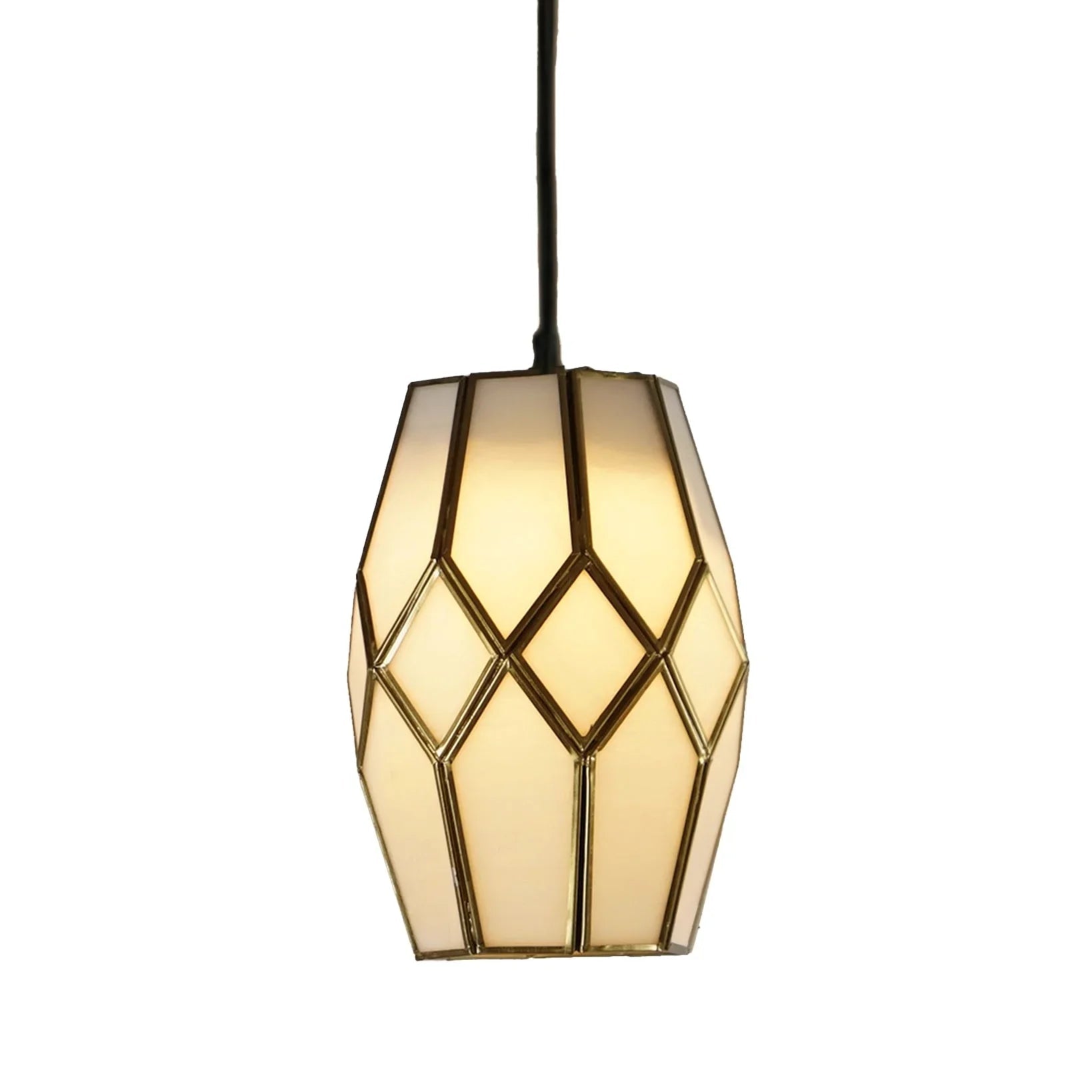 White Brass Pendant Lamp