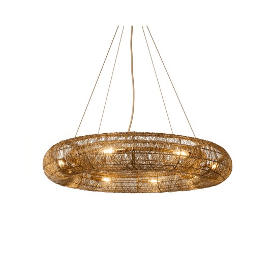 Wire Mesh Tube Chandelier