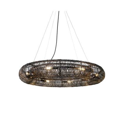 Wire Mesh Tube Chandelier